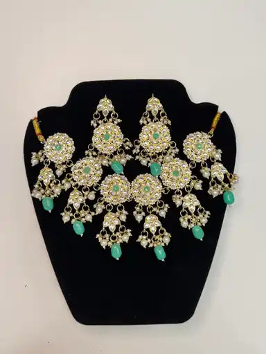 Emerald Necklace & Earrings